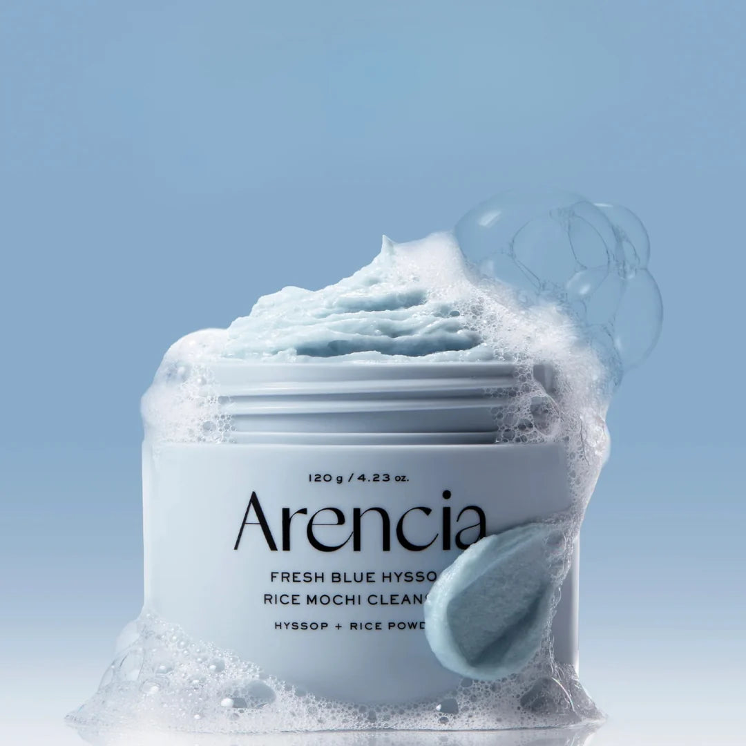 Arencia - Fresh Blue Hydro Rice Mochi Cleanser Mattifying And Deep Cleansing