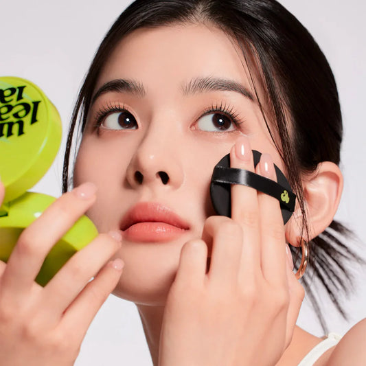 Unleashia - Satin Wear Healthy - Green Cushion