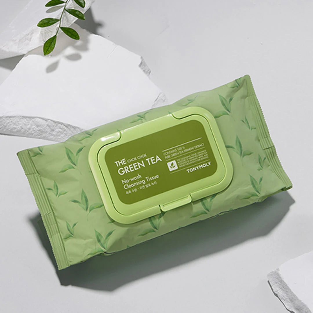 TONYMOLY - The Green Tea No Wash Cleansing Tissue