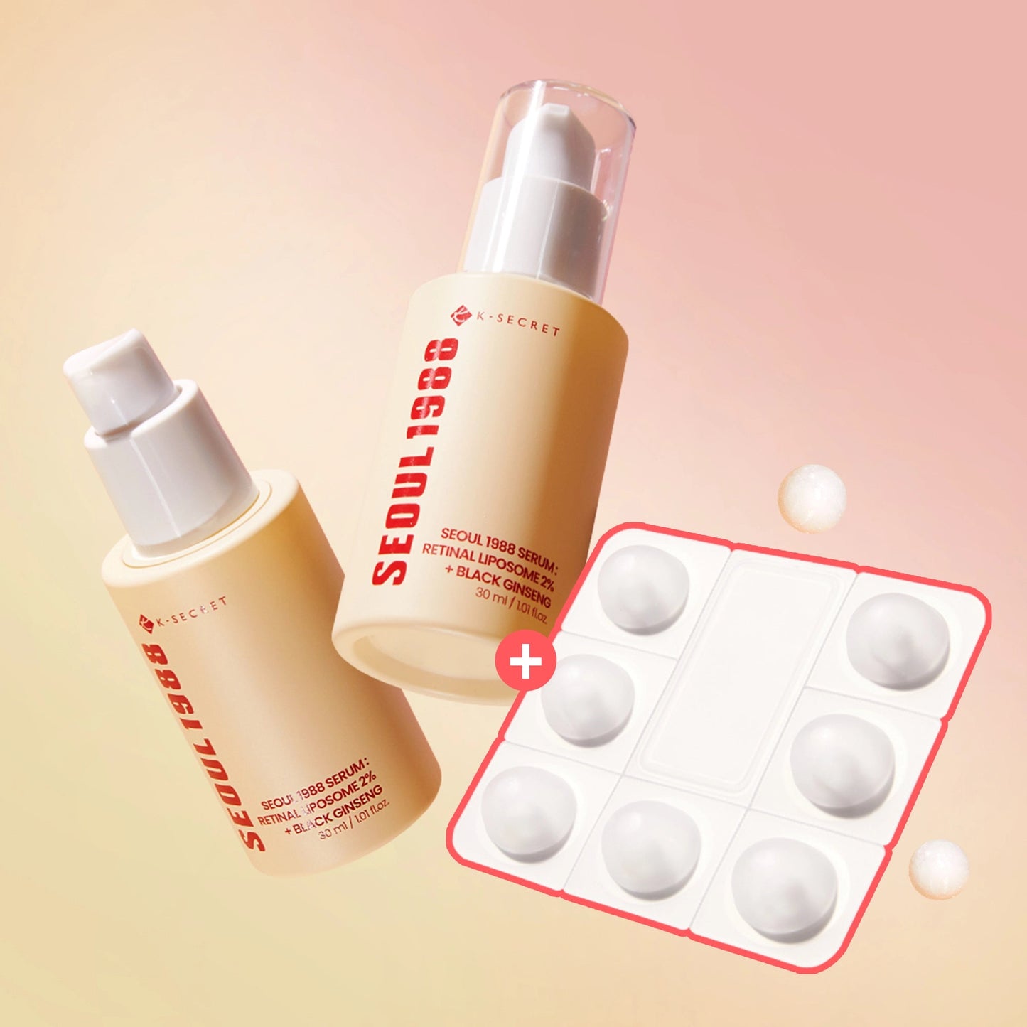 K - Secret - Seoul 1988 Retinal Serum Duo With 100% Collagen Ball