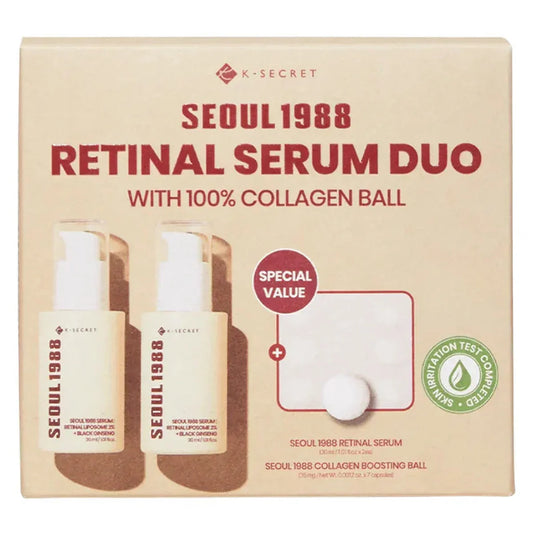 K - Secret - Seoul 1988 Retinal Serum Duo With 100% Collagen Ball