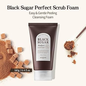 SKINFOOD - Black Sugar Perfect Scrub Foam