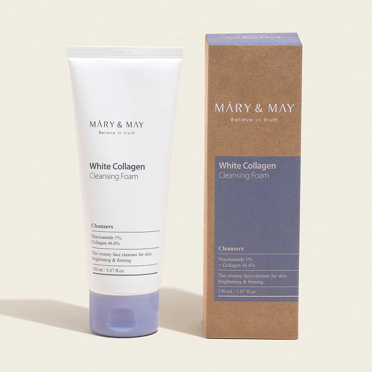 Mary & May - White Collagen Cleansing Foam