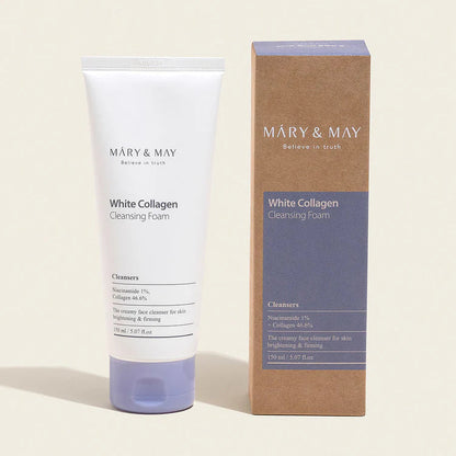 Mary & May - White Collagen Cleansing Foam