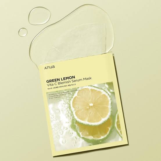 Anua - Green Lemon Vita C Blemish Serum Mask