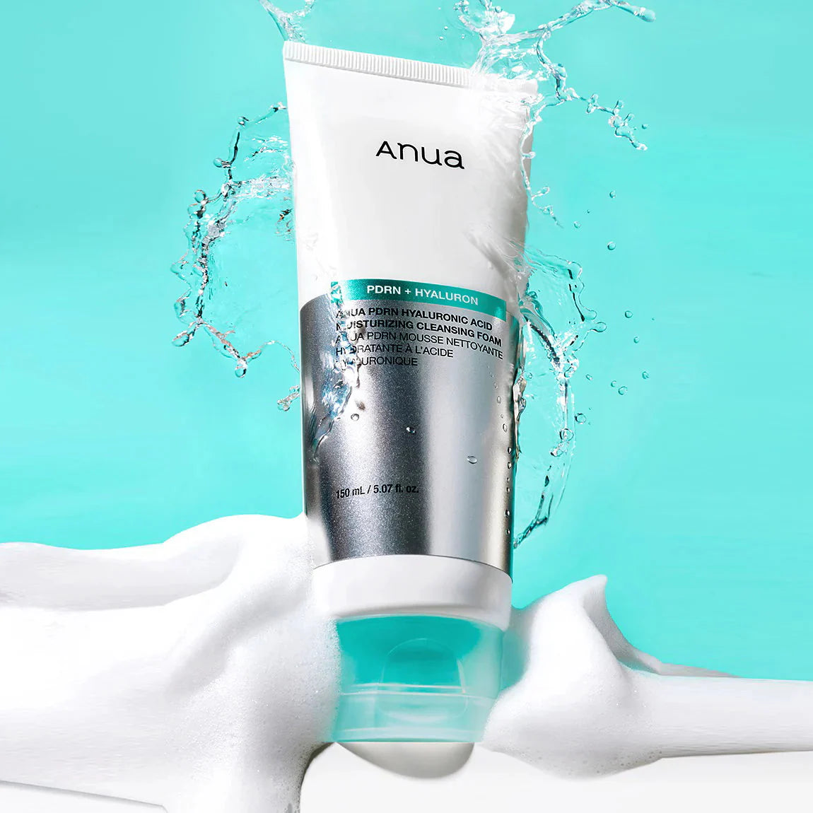 Anua - PDRN Hyaluronic Acid Moisturizing Cleansing Foam