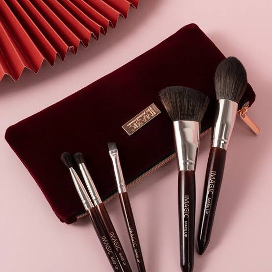 IMAGIC - Makeup Brush Set With Zipper Pouch