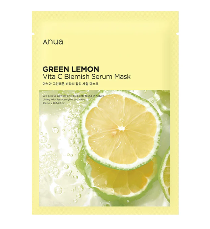 Anua - Green Lemon Vita C Blemish Serum Mask