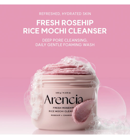 Arencia - Fresh Rosehip Rice Mochi Cleanser